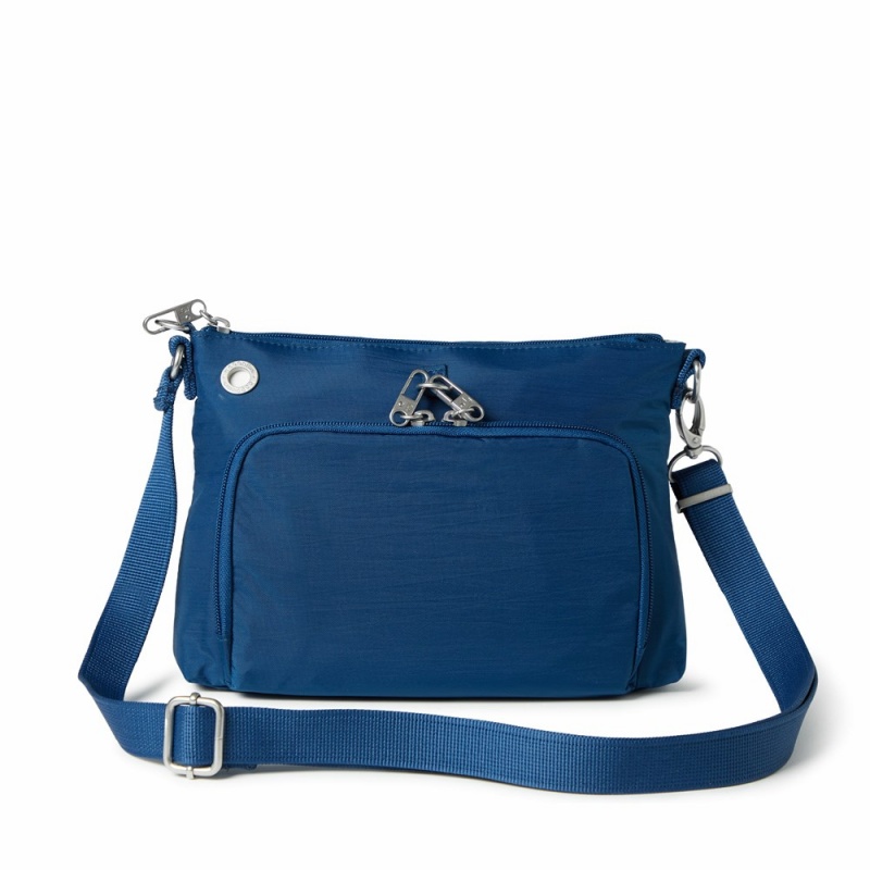 Sacs Crossbody Baggallini Securtex Anti-Theft Memento Bleu Marine | RZC-59188612