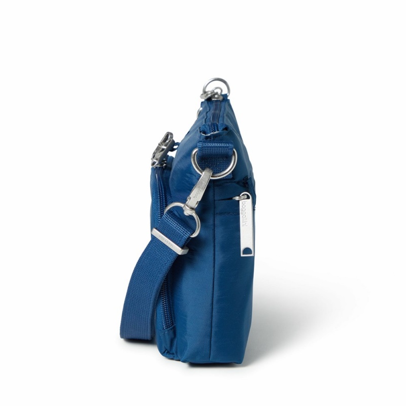 Sacs Crossbody Baggallini Securtex Anti-Theft Memento Bleu Marine | RZC-59188612