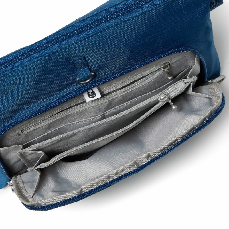 Sacs Crossbody Baggallini Securtex Anti-Theft Memento Bleu Marine | RZC-59188612