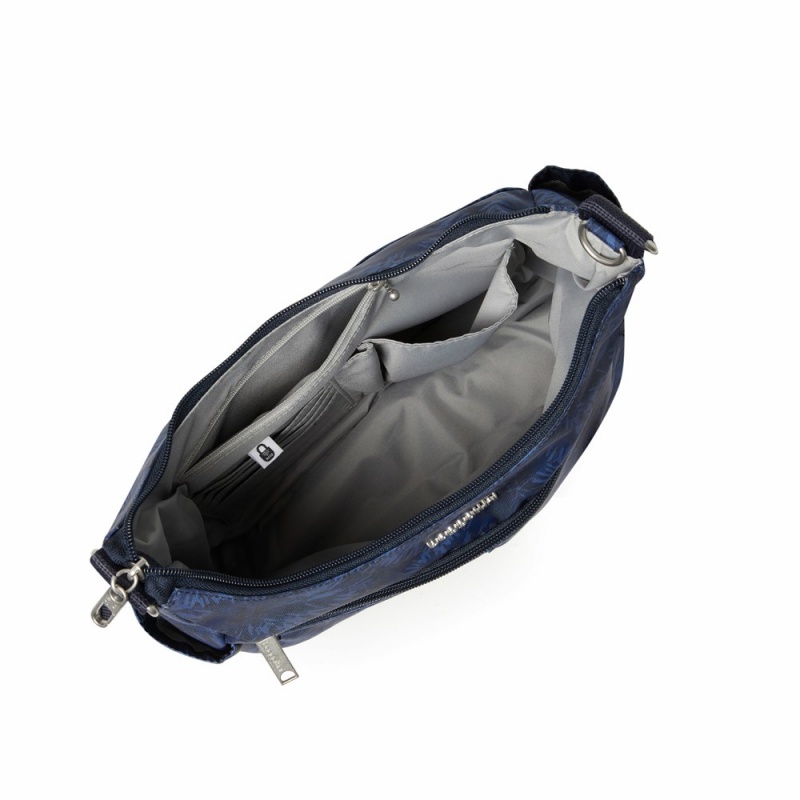 Sacs Crossbody Baggallini Securtex Anti-Theft Free Time Bleu Marine | SEG-20664304