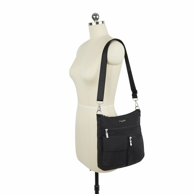 Sacs Crossbody Baggallini Modern Everywhere Slim Noir | BAA-79973778