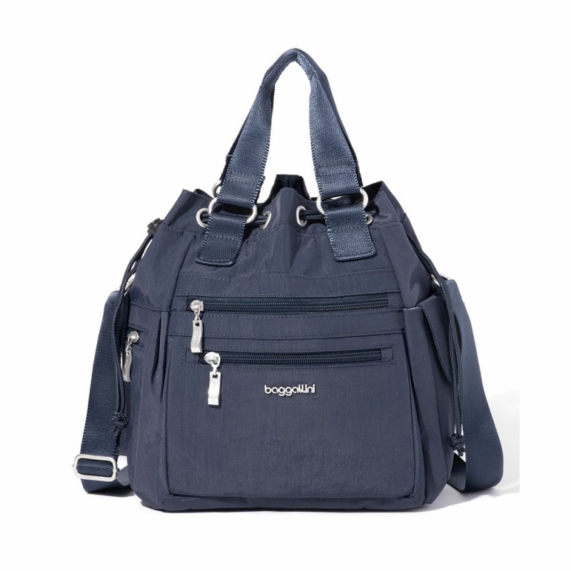 Sacs Crossbody Baggallini Modern Everywhere Drawstring Bag Bleu Marine | XAH-92177119