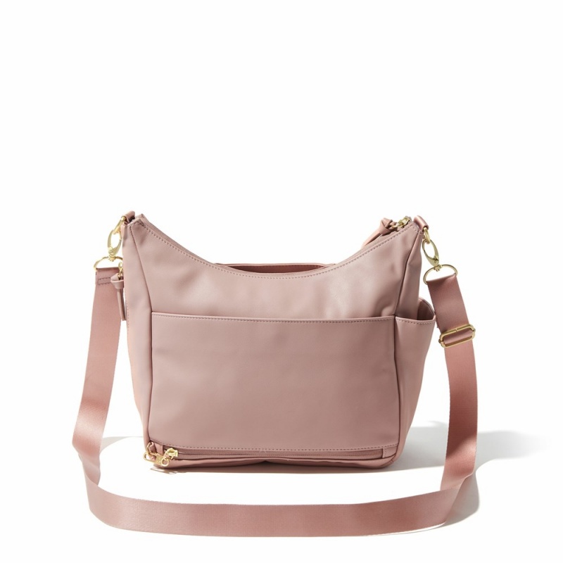 Sacs Crossbody Baggallini Modern Everywhere Bag In Vegan Cuir Rose | JPQ-05788788