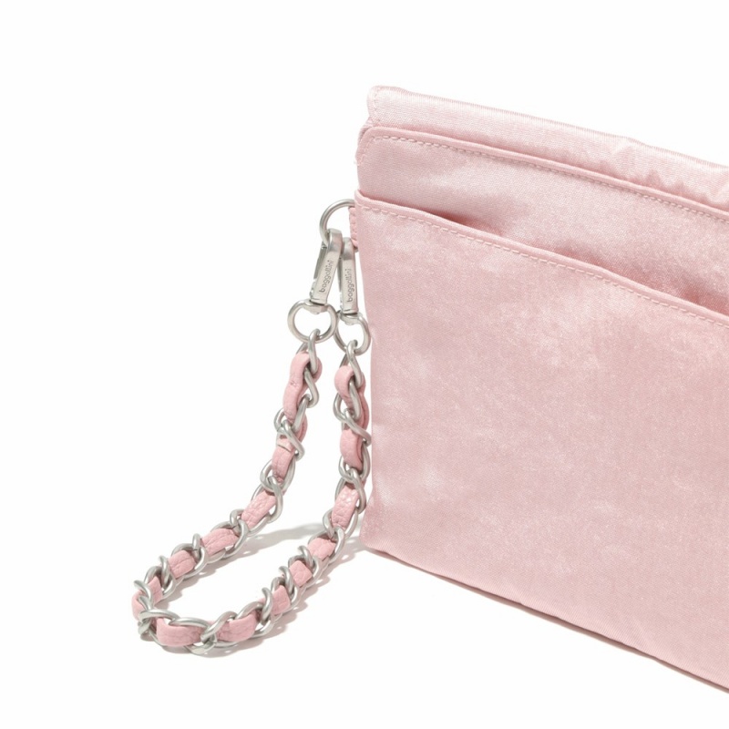 Sacs Crossbody Baggallini Flap with Chain Rose | FVT-02144989