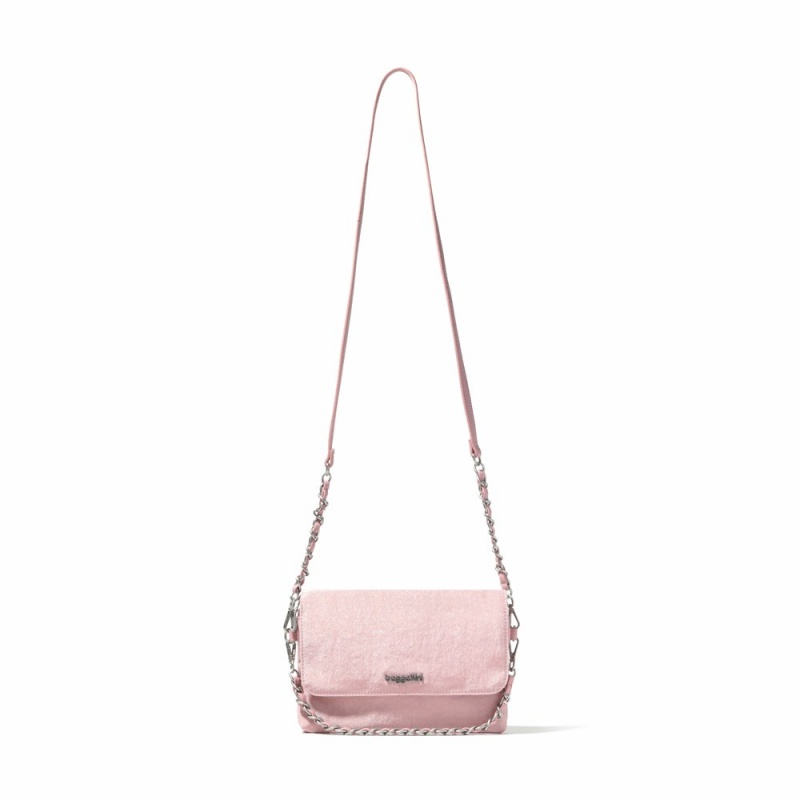 Sacs Crossbody Baggallini Flap with Chain Rose | FVT-02144989