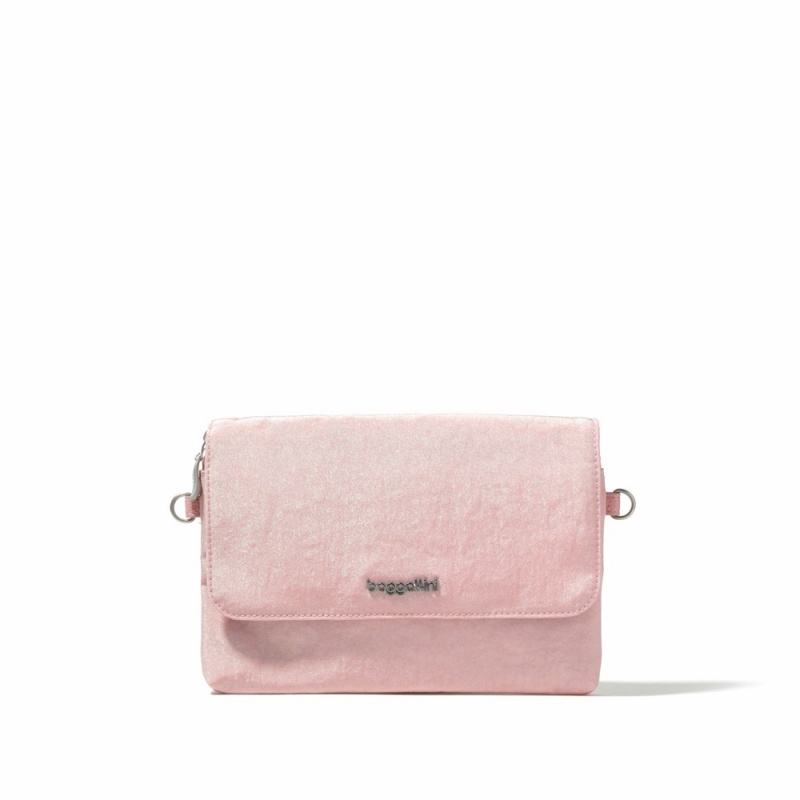 Sacs Crossbody Baggallini Flap with Chain Rose | FVT-02144989