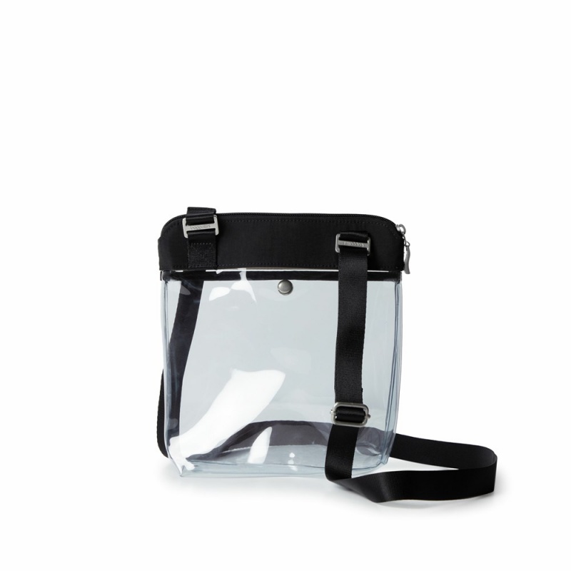 Sacs Crossbody Baggallini Clear Pocket Noir | MQP-46258623