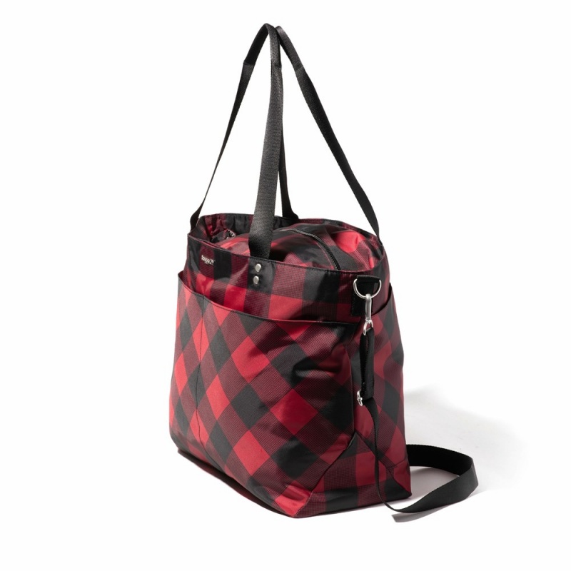 Sac a Main Baggallini Large Carryall Rouge | BRU-38495433