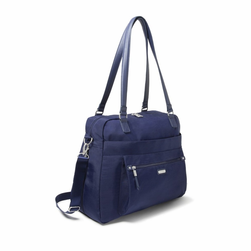 Sac a Main Baggallini Overnight Expandable Laptop With RFID Phone Wristlet Bleu Marine | ATK-37983954