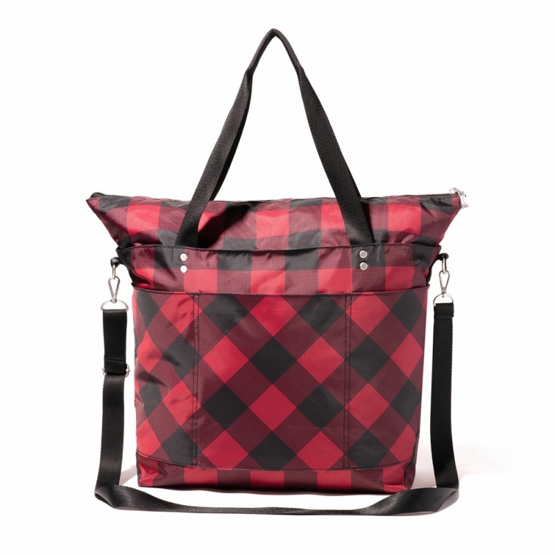 Sac a Main Baggallini Large Carryall Rouge | BRU-38495433