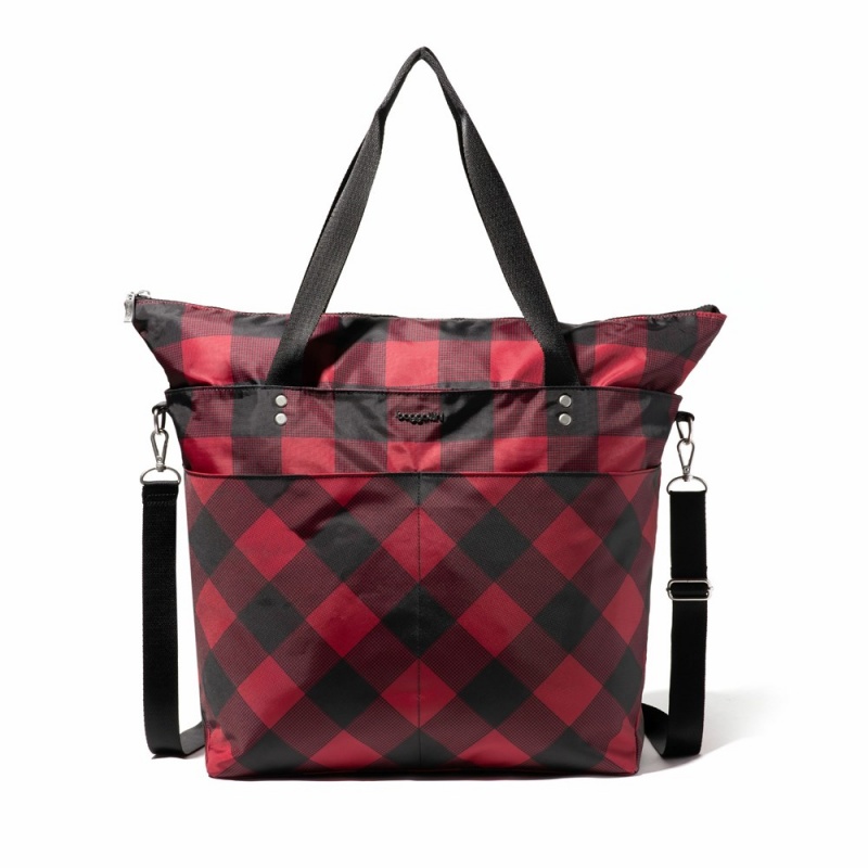 Sac a Main Baggallini Large Carryall Rouge | BRU-38495433