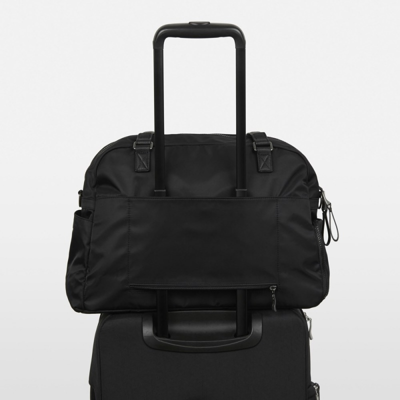 Sac Polochon Baggallini Fifth Avenue Weekender Noir | SOQ-22740921