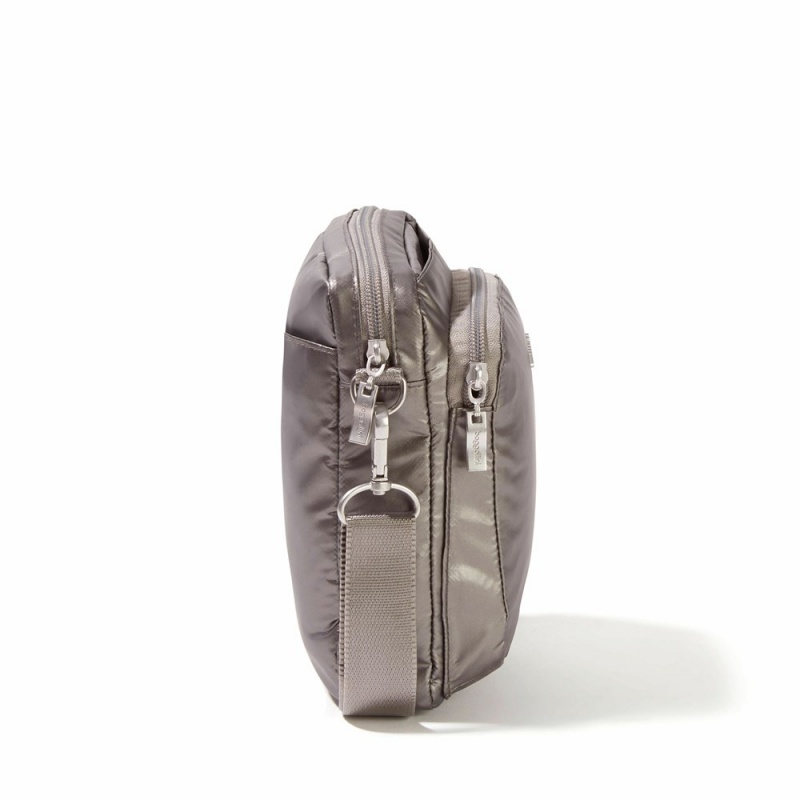 Mini Sacs Baggallini Modern Everywhere Explorer Crossbody Grise Metal | XYS-13087540