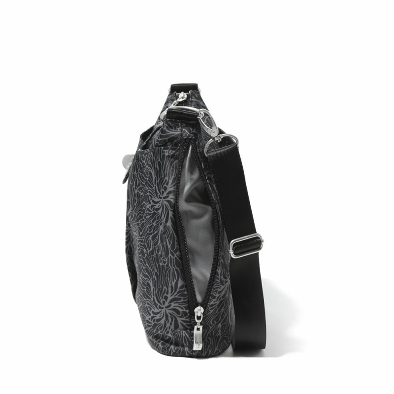 Sac Hobo Baggallini Sorrento RFID Bag Grise | FDH-13328562