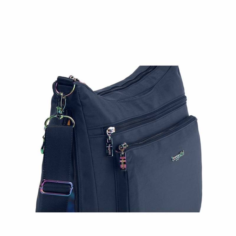 Sac Hobo Baggallini Expandable Modern Pocket Large Bleu Marine Multicolore | KBX-78912247