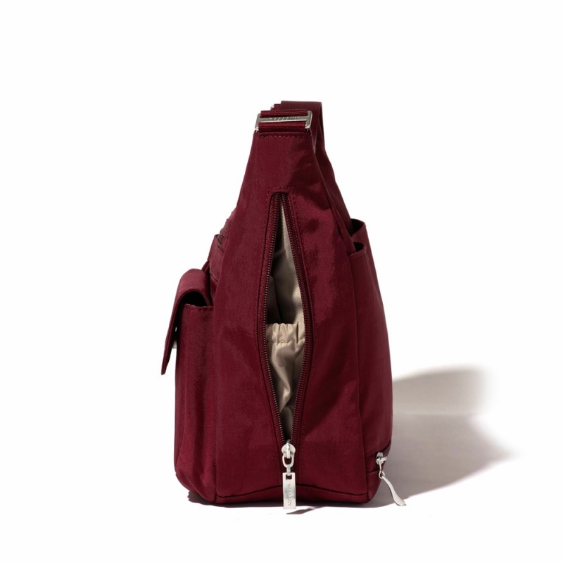 Sac Hobo Baggallini Everywhere bagg with RFID Rose Foncé | CBR-14772782