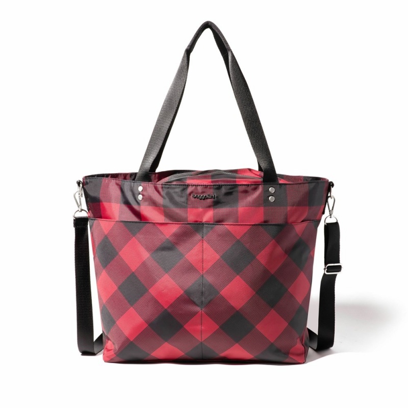 Sacs à Bandoulière Baggallini Large Carryall Tote Rouge | TIC-38053668