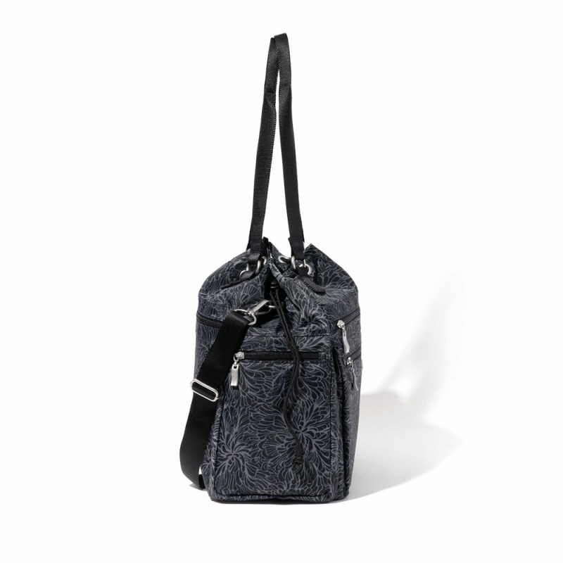 Sac a Main Baggallini Modern Everywhere Drawstring Tote Noir | QKY-44514029