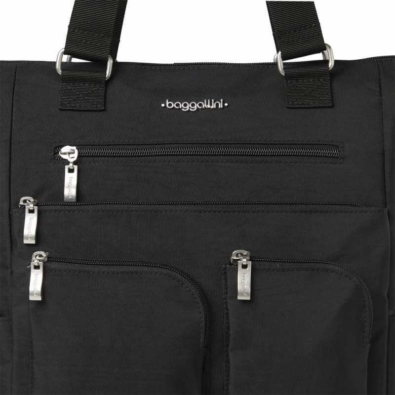 Sacs à Bandoulière Baggallini All Set 3 In 1 Tote Sac à Dos Noir Marron | SUU-54989209